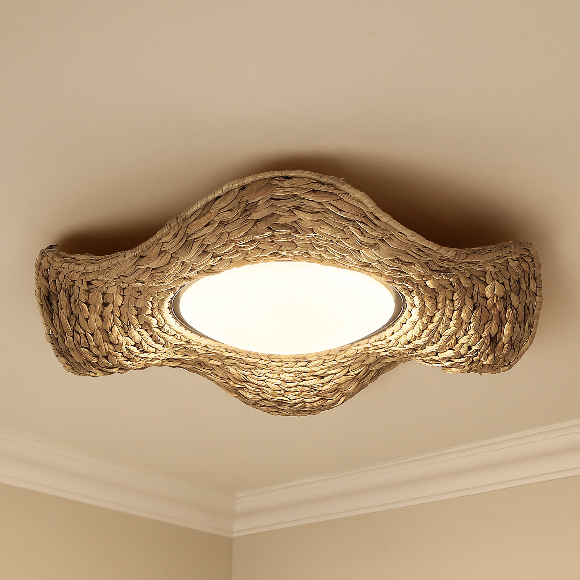 Macy LED 21 inch Matte Black Flush Mount Ceiling Light